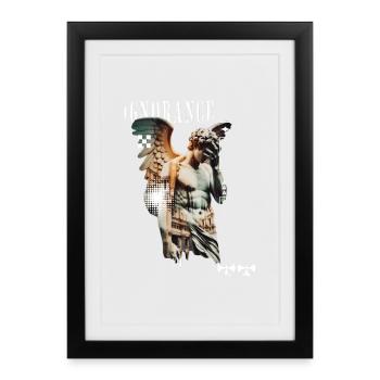 Ignorance Statues Collage - Framed poster (27 × 37 cm) - black - Front