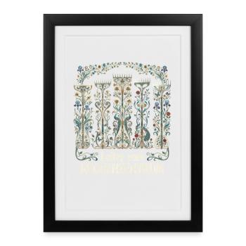 Rechenzentrum Gärtner Garten Gartenarbeit - Gerahmtes Poster (27 × 37 cm) - Schwarz - Vorne
