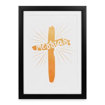 Messie - Affiche encadrée (27 × 37 cm) - noir - Devant