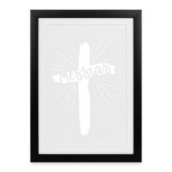 Messie - Affiche encadrée (27 × 37 cm) - noir - Devant