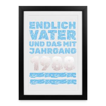 1988 - Framed poster (27 × 37 cm) - black - Front