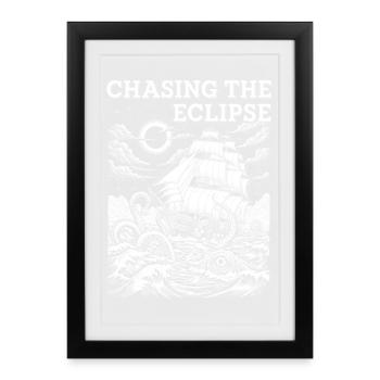 Solar Eclipse Adventure - Framed poster (27 × 37 cm) - black - Front