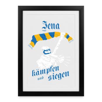 Jena_ _kaempfen_und_siegen_No - Affiche encadrée (27 × 37 cm) - noir - Devant