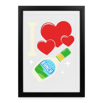 dressing - Framed poster (27 × 37 cm) - black - Front