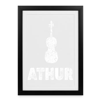 Viola Athur - Framed poster (27 × 37 cm) - black - Front