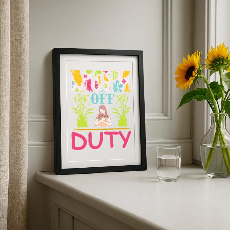 Muttertags-T-Shirt der Muttertags-Muttertags-Mutter der Mutter Muttertags-Muttertags-Muttertags-Muttertags Gerahmtes Poster (27 × 37 cm)