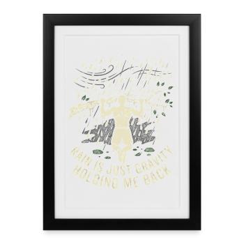 Calisthenics Gravity - Framed poster (27 × 37 cm) - black - Front