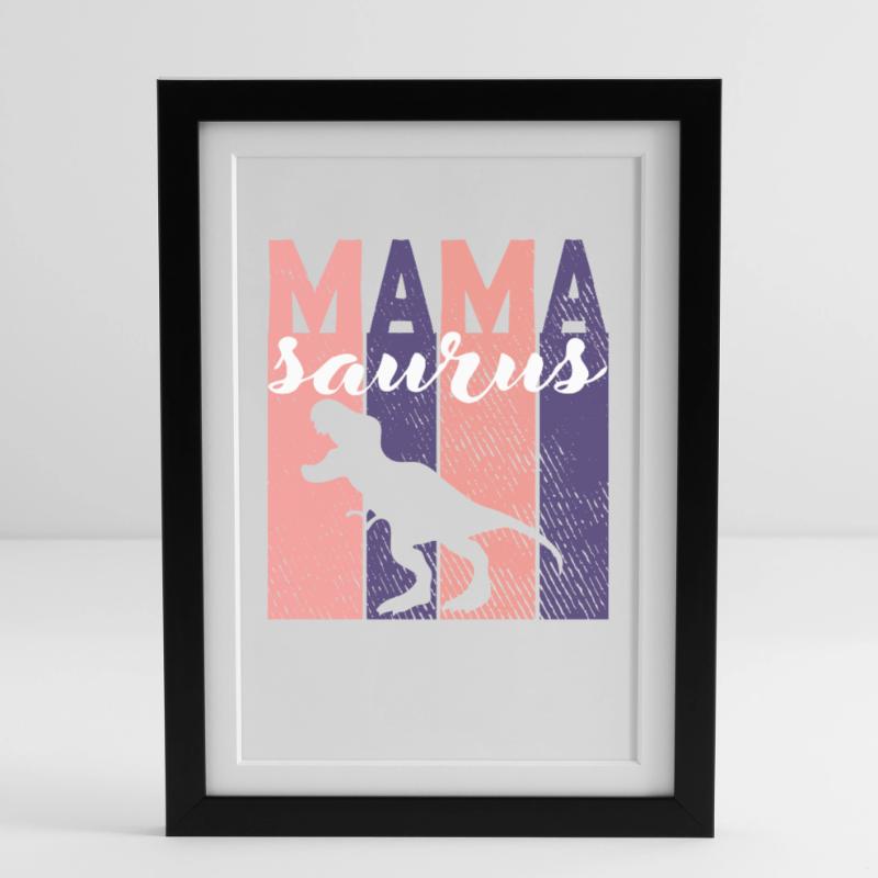 Muttertag Muttertag Muttertag Mutter surus Gerahmtes Poster (27 × 37 cm)