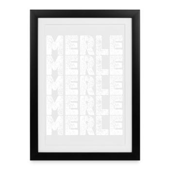 Hero Merle - Framed poster (27 × 37 cm) - black - Front
