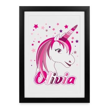 Olivia Einhorn, maiden name - Framed poster (27 × 37 cm) - black - Front