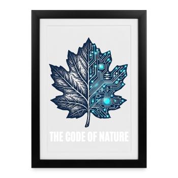 Le Code de la nature - Affiche encadrée (27 × 37 cm) - noir - Devant