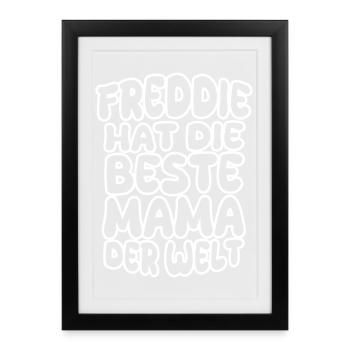 Mama Freddie - Framed poster (27 × 37 cm) - black - Front