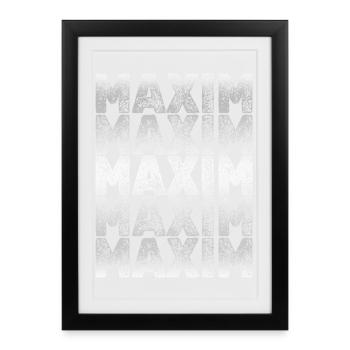Brother Maxim - Framed poster (27 × 37 cm) - black - Front