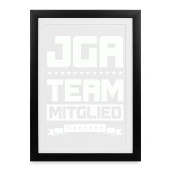 BACHELOR PARTY TEAM MEMBER - Framed poster (27 × 37 cm) - black - Front
