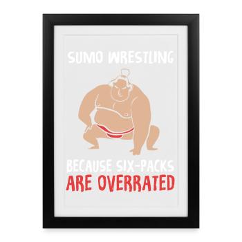 sumo - Affiche encadrée (27 × 37 cm) - noir - Devant