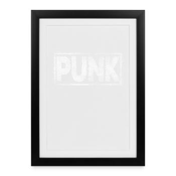punk - Framed poster (27 × 37 cm) - black - Front
