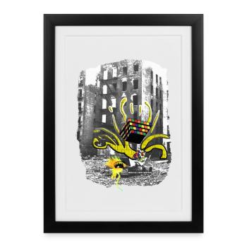 Eye One - Framed poster (27 × 37 cm) - black - Front