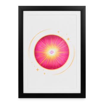 Creation Light Forgiveness - Sonja Ariel von Staden - Framed poster (27 × 37 cm) - black - Front