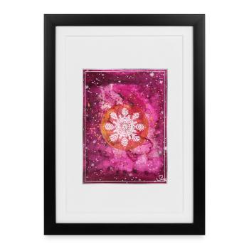 Winter Magic Power - Sonja Ariel von Staden - Framed poster (27 × 37 cm) - black - Front