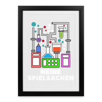 Career Statement Scientist Success Job - Framed poster (27 × 37 cm) - black - Front