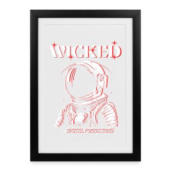 wicked - Affiche encadrée (27 × 37 cm) - noir - Devant