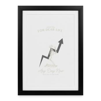 Hold On for Dear Life to the Stars - Framed poster (27 × 37 cm) - black - Front