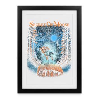 LE SECRET DE L’ORIGNAL - Le secret de l’orignal - Affiche encadrée (27 × 37 cm) - noir - Devant