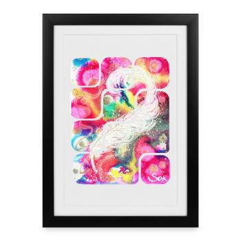 Magic Feather Creativity - Sonja Ariel von Staden - Framed poster (27 × 37 cm) - black - Front