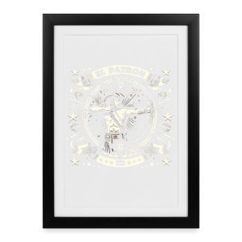 El Patron Western Silhouette - Framed poster (27 × 37 cm) - black - Front