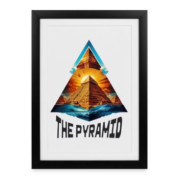 The pyramid - Framed poster (27 × 37 cm) - black - Front