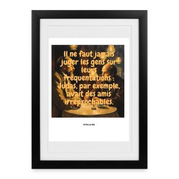 Judge - Framed poster (27 × 37 cm) - black - Front