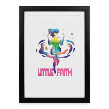 Little Faith Rainbow  - Framed poster (27 × 37 cm) - black - Front