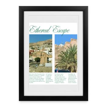URBEX_PESCADERIA - Framed poster (27 × 37 cm) - black - Front
