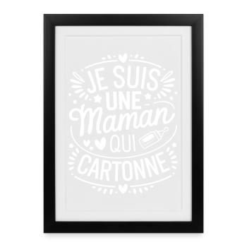 I'm a Successful Mom - Framed poster (27 × 37 cm) - black - Front