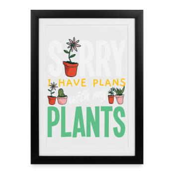 Garden & Plant Lovers Gifts - Framed poster (27 × 37 cm) - black - Front