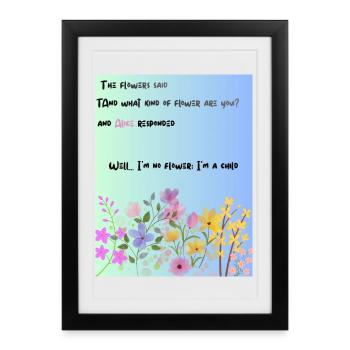 Alice's Chapter - Framed poster (27 × 37 cm) - black - Front