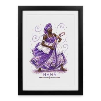Mémé - Affiche encadrée (27 × 37 cm) - noir - Devant