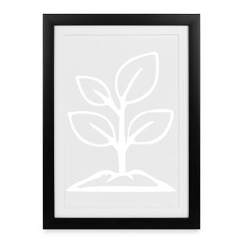 Garden Plant Gardener Gift - Framed poster (27 × 37 cm) - black - Front
