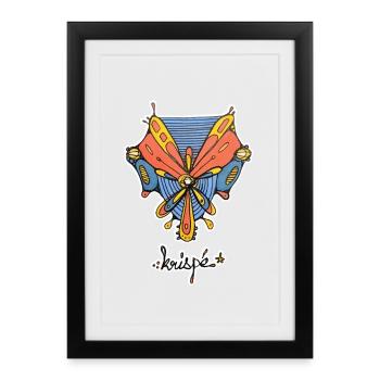 Cosmic Adventurer - Affiche encadrée (27 × 37 cm) - noir - Devant