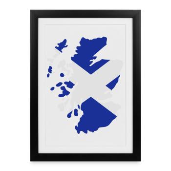 Scotland - Framed poster (27 × 37 cm) - black - Front