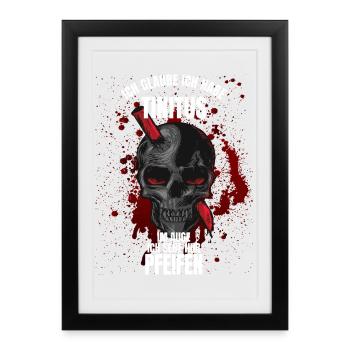 I think I have tinnitus - Framed poster (27 × 37 cm) - black - Front