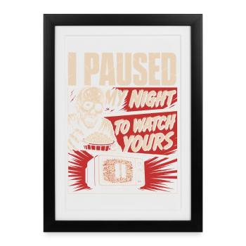 Conception des traits de personnalité dans l’horreur - Affiche encadrée (27 × 37 cm) - noir - Devant