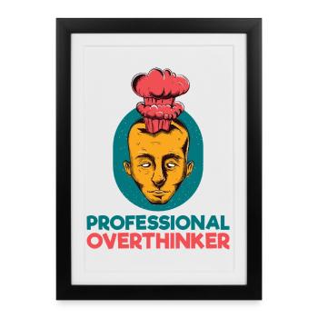 Réfléchisseur professionnel - Affiche encadrée (27 × 37 cm) - noir - Devant