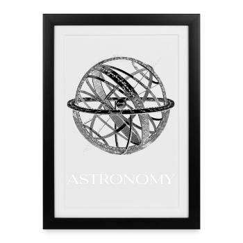 Astronomie - Affiche encadrée (27 × 37 cm) - noir - Devant