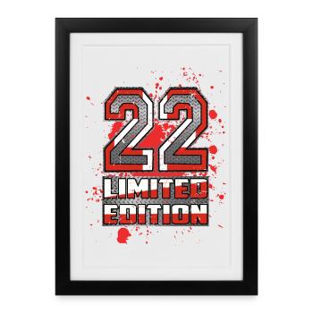 Suisse Édition Limitée 22 - Affiche encadrée (27 × 37 cm) - noir - Devant