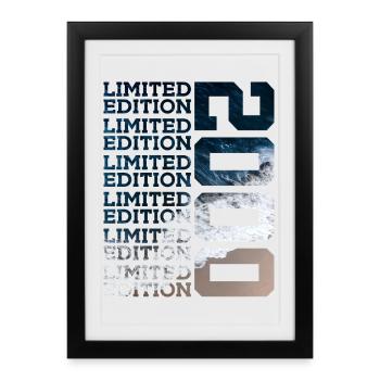ÉDITION LIMITÉE 2000 26 ANS 26E ANNIVERSAIRE - Affiche encadrée (27 × 37 cm) - noir - Devant