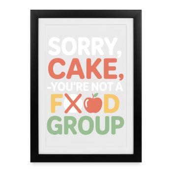 Professional Nutritionist Food Science Authority  - Framed poster (27 × 37 cm) - black - Front