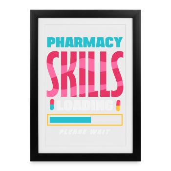 Pharmacist Pharmaceutical Technical - Framed poster (27 × 37 cm) - black - Front