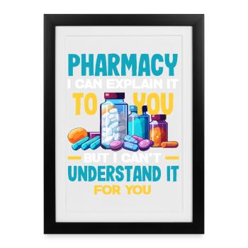 Pharmacist Pharmaceutical Technical - Framed poster (27 × 37 cm) - black - Front