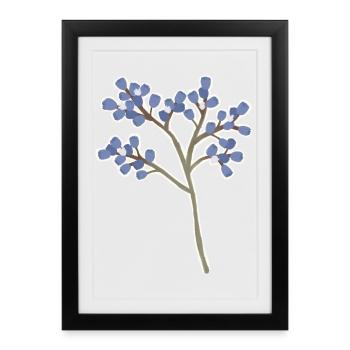 Lavande de mer - Affiche encadrée (27 × 37 cm) - noir - Devant